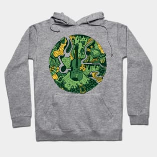 Forrest Green Circle of Music Hoodie